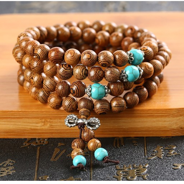 Tràng Hạt Gỗ 108 hạt size 6mm